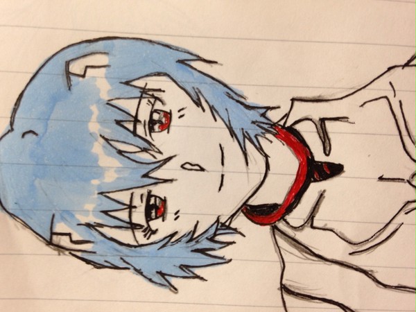 綾波レイを描いてみた