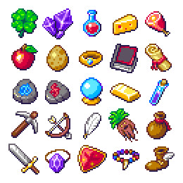 RPG items set