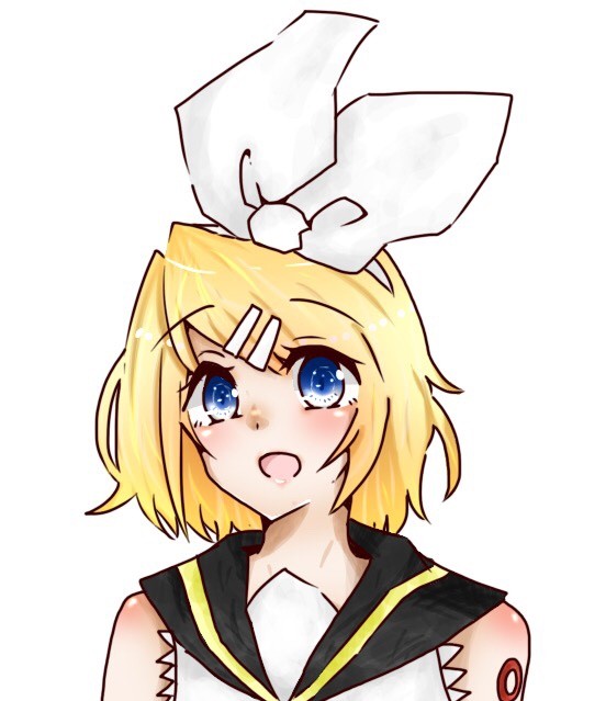鏡音リン 落書き