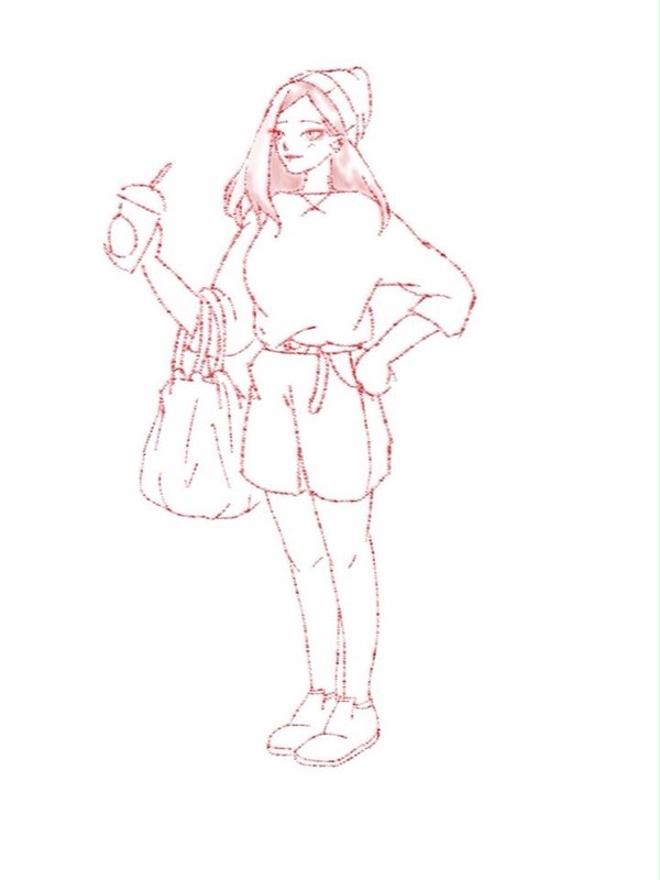 an autumn girl
