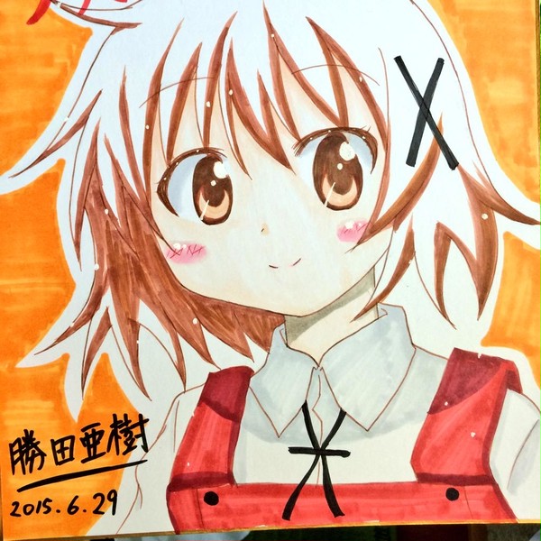 久しぶりにゆのっち描く。