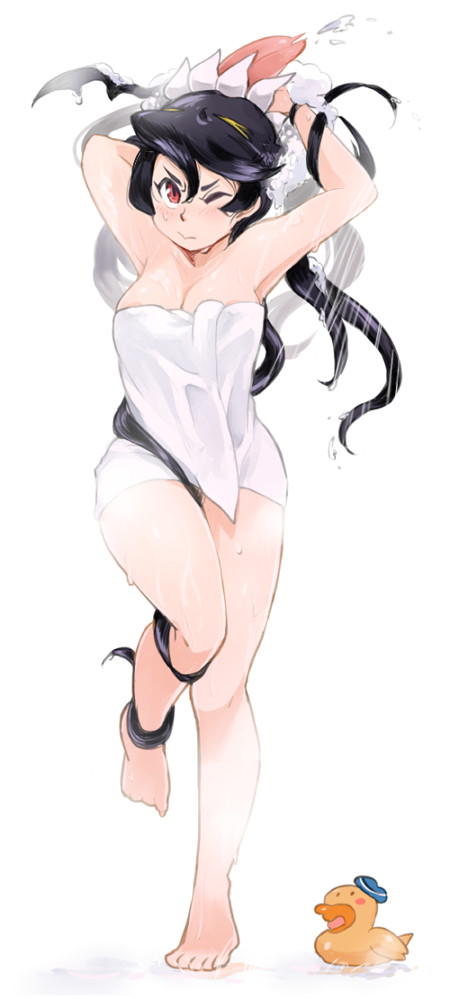 水浴び豚ちゃん