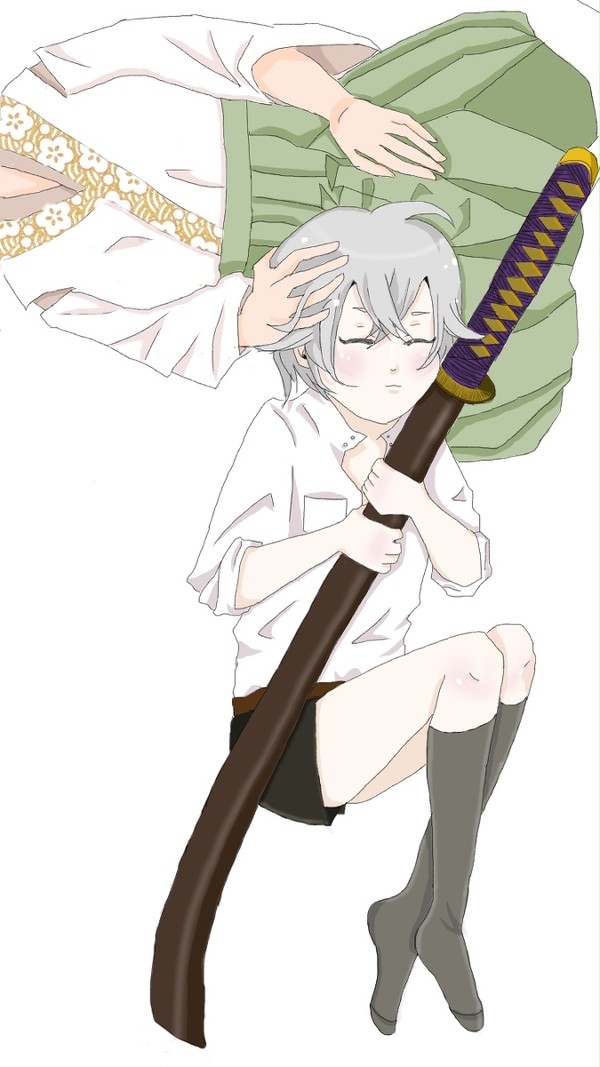 蛍丸に膝枕したい