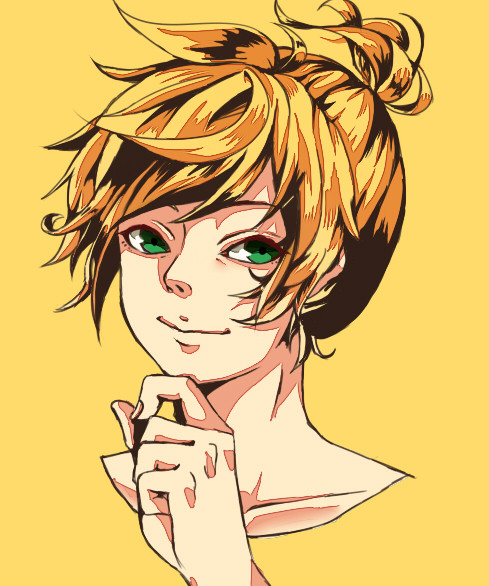 鏡音フリーアイコン