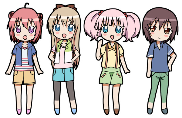 ゆるゆりなちゅやちゅみ！キーホルダーごらく部