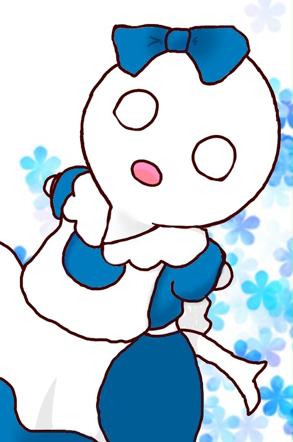 見上げるモブ子ちゃん