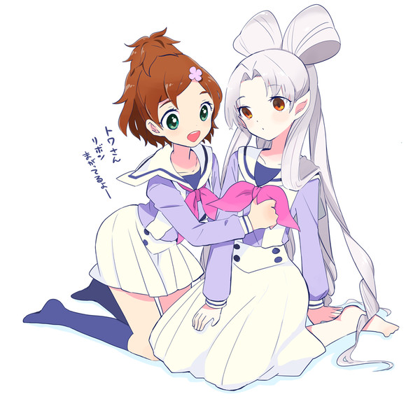 制服トワさん（銀髪ver）
