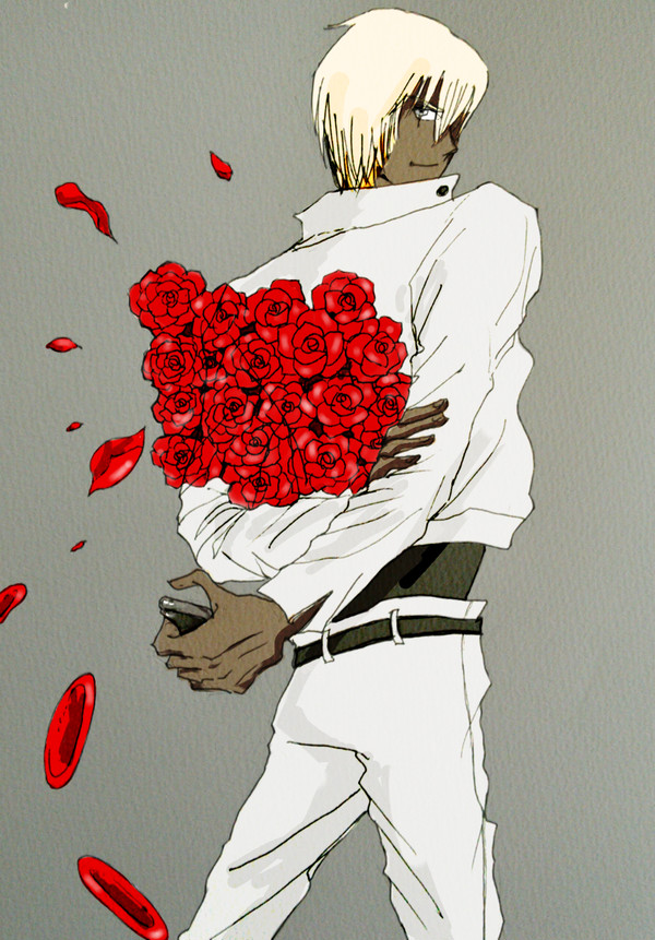 薔薇とザップさん