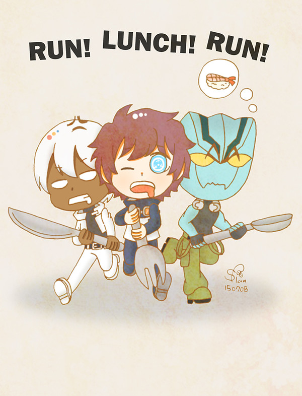 RUN! LUNCH! RUN!