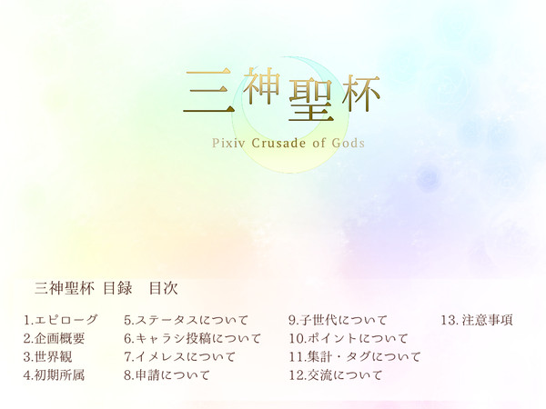 【身内企画】三神聖杯【世代交代企画】