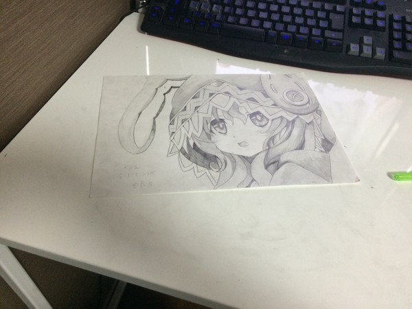 デート・ア・ライブの「四糸乃」を描いてみました