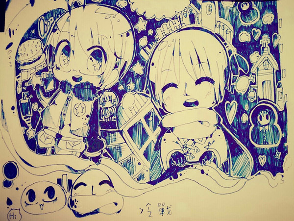 就最近的塗鴉之類的~（中囯語注意！）