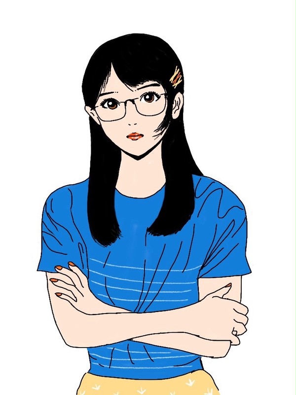 江口寿史さんの絵を臨模してみました