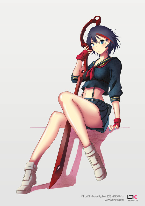 キルラキル - 纏流子  Kill la Kill Fanart