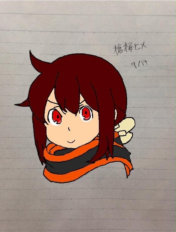 槍桜ヒメ(色塗った！)