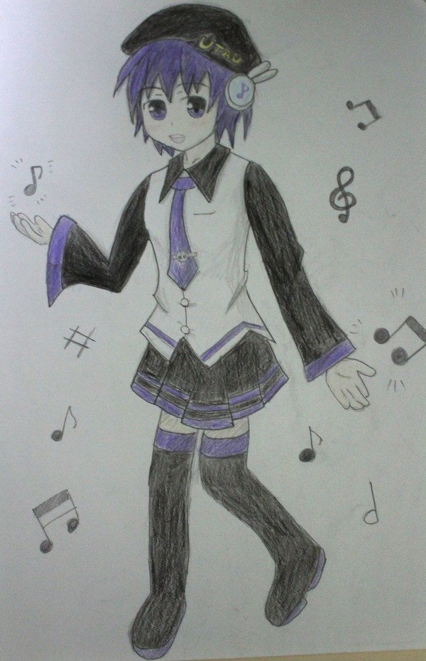 デフォ子(手描き)