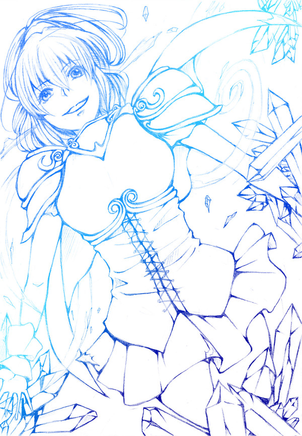 昔描いた