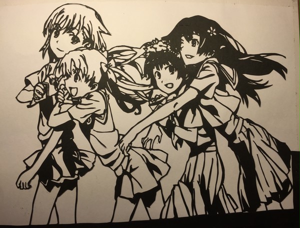 とある科学の超電磁砲 切り絵