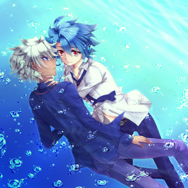 水底に沈む