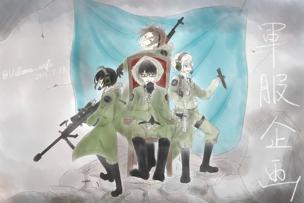 ワートリ軍服企画絵
