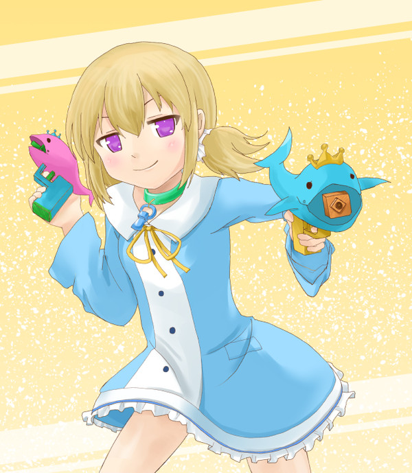 華風流ちゃんのこんな可愛い銃から水圧やばい水が出るわけがない