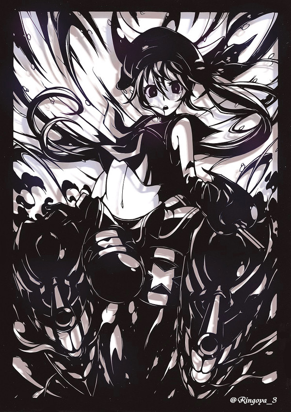【切り絵】駆逐棲姫