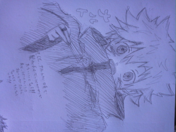 ナルト描いてみた