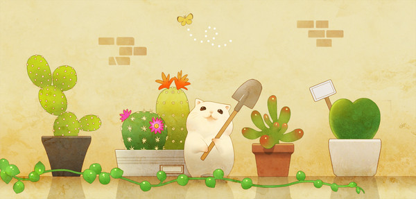 ハムとさぼてん