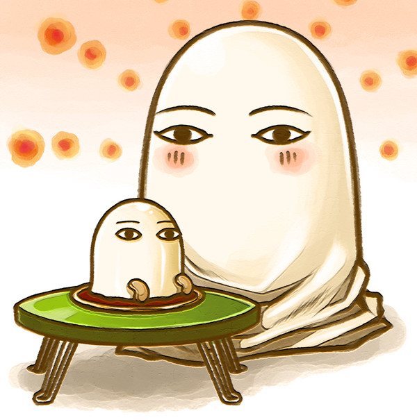 メジェド様ケーキ