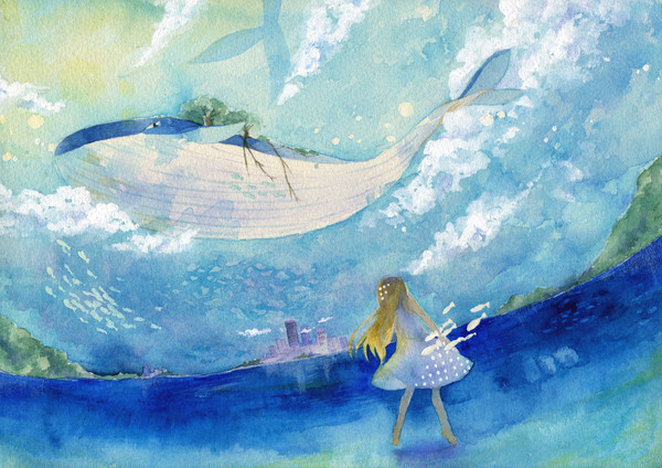 鯨と少女