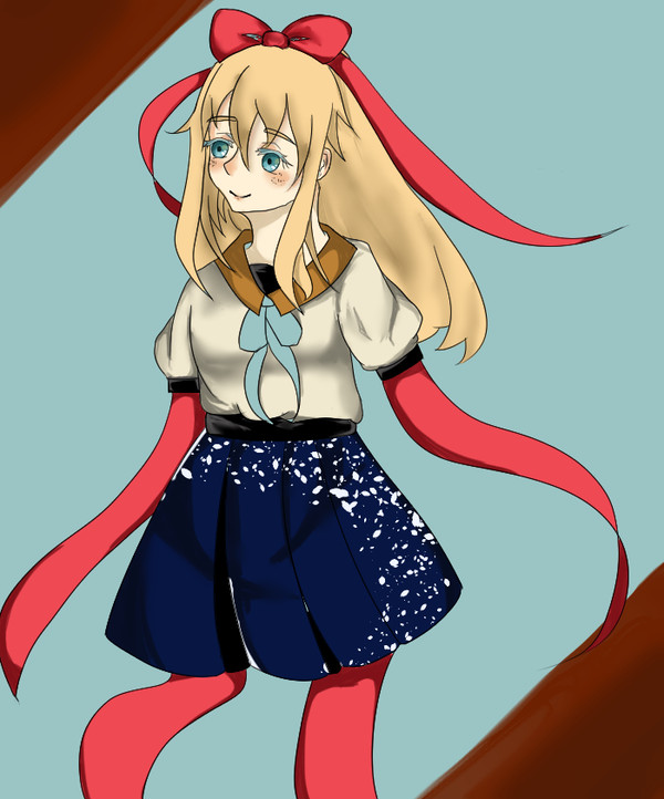 リボン少女