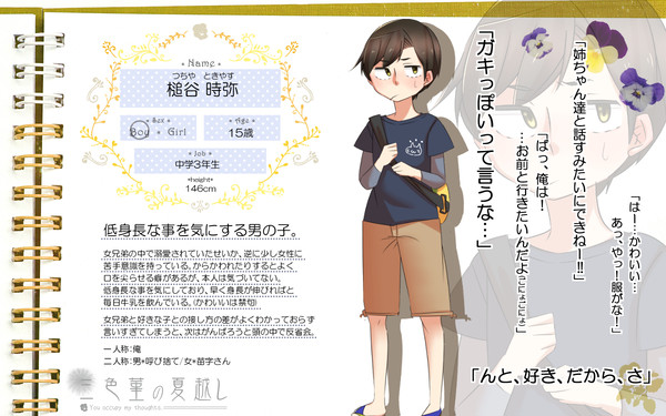 【三夏】槌谷 時弥【住民票】