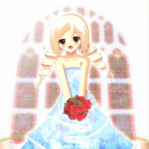 ウェディングドレスっ娘