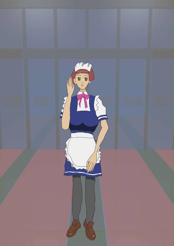 メイド絵150731(彩色後)