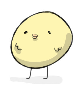 寂しいひよこくん