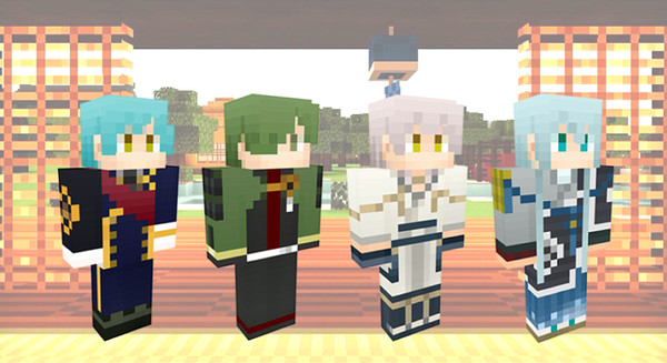 【刀剣乱舞】Minecraft用スキン（レア4太刀）