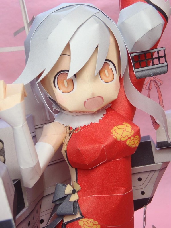 ペーパークラフト 戦艦少女 平海