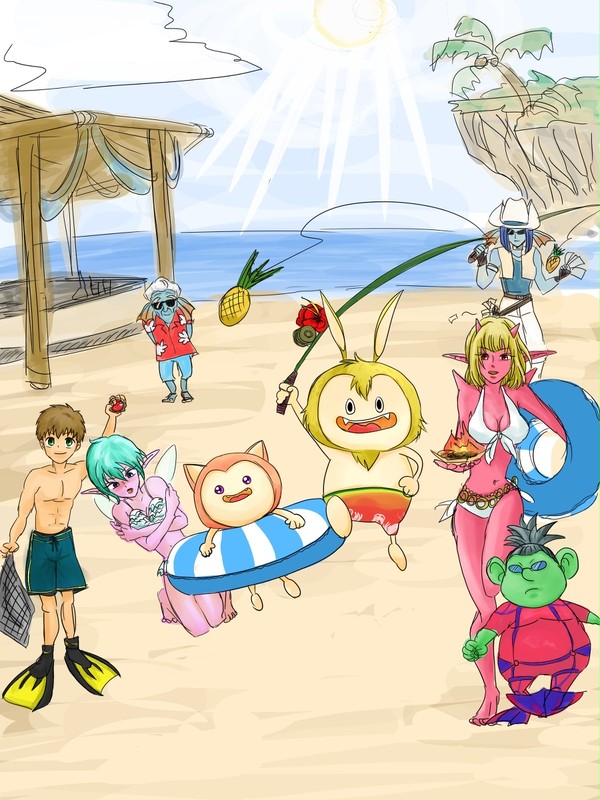 夏だ！水着だ！キュララナビーチ！