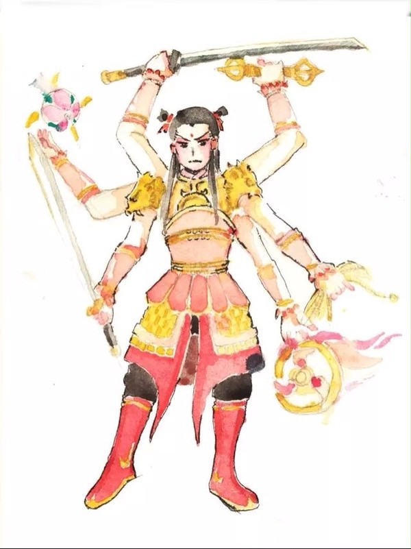 六臂哪吒