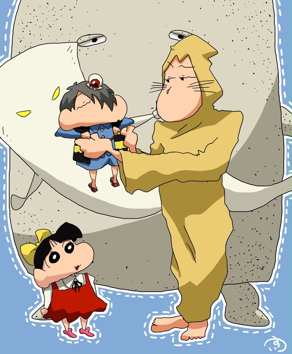 クレしん風なゲゲゲの鬼太郎