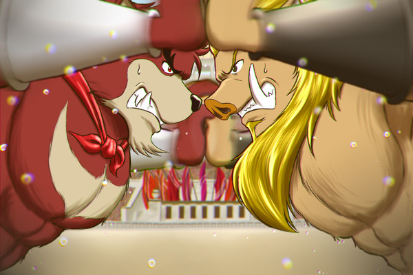 熊徹対猪王山