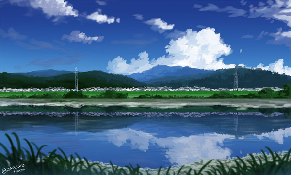 背景ワンドロ1