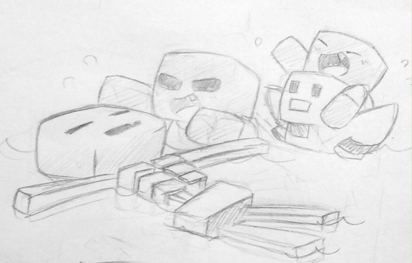 暑中見舞いにしたかった残暑見舞い+落書き