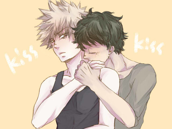 【MHA腐】首筋にキス。【出勝】