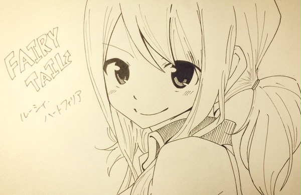 FAIRY TAIL ルーシィ 模写