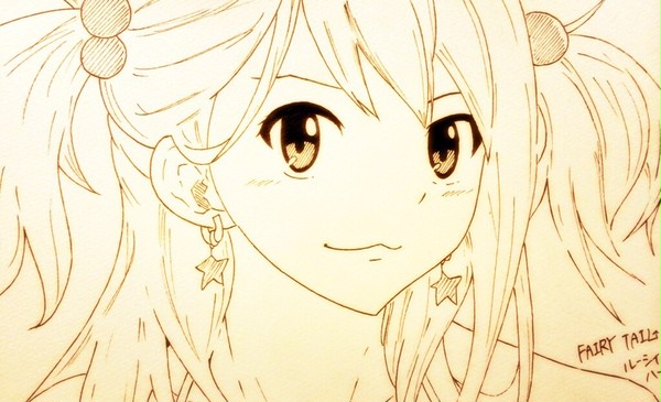 FAIRY TAIL ルーシィ(2) 模写