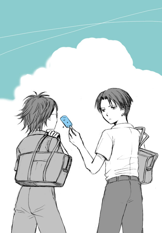 ついろぐ２(中学生リヴァハン)