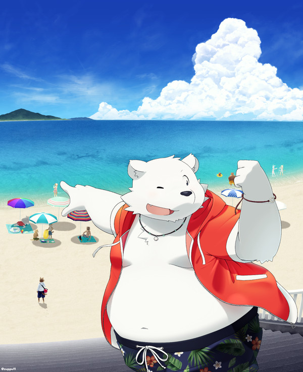 潮浴び