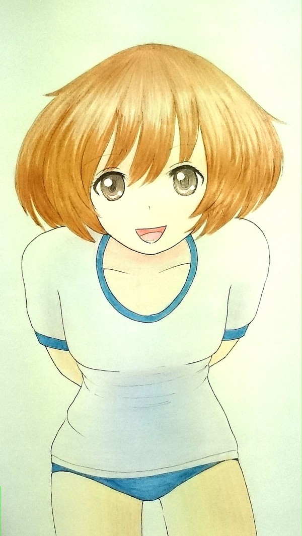 ブルマ姿の秋山殿❕