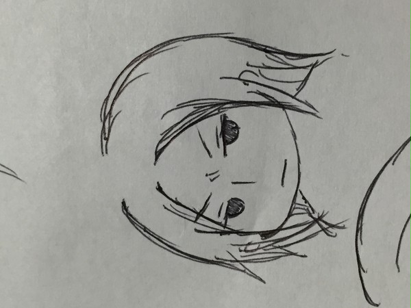 藤田さん 落書き